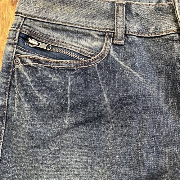 DKNY Womens Stretch Denim Jeans Size 10 Dark Wash Mid-Rise Classic Fit NWT - Picture 5 of 9